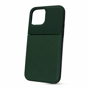 Puzdro Elegance TPU iPhone 12/12 Pro (6.1) - tmavo zelené