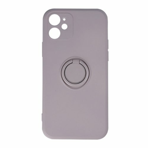 Puzdro Finger TPU iPhone 12  - Svetlo Sivé