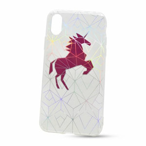 Puzdro Flexi Color TPU iPhone X/Xs - unicorn