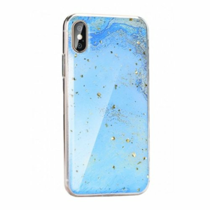 Puzdro Forcell Marble TPU iPhone 11 (6.1) - modré