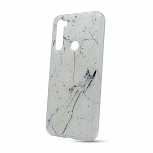 Puzdro Forcell Marble TPU Xiaomi Redmi Note 8T - biele