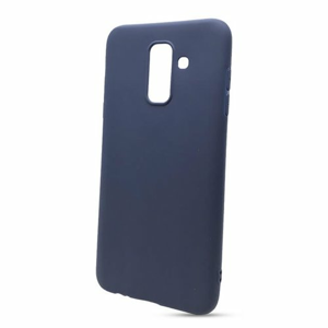 Puzdro Forcell Soft TPU Samsung Galaxy A6 Plus 2018 - tmavo-modré