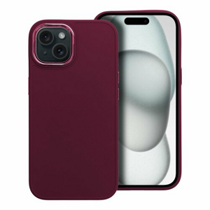 Puzdro Frame TPU iPhone 15 - fialové