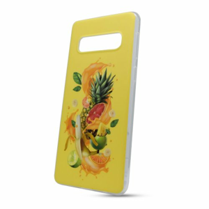 Puzdro Fruit TPU Samsung Galaxy S10 G973 - žlté
