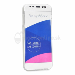 Puzdro Full Body 360 TPU Samsung Galaxy A8 2018 - transparentné