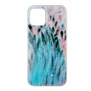 Puzdro Glam TPU  for iPhone 12 Mini  - Pávie Perie