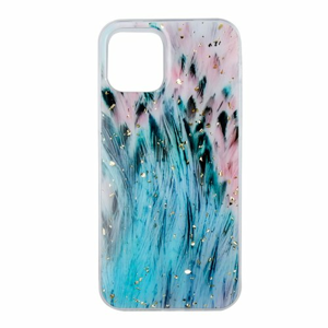 Puzdro Glam TPU for iPhone 13 Pro  - Pávie Perie
