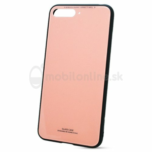 Puzdro Glass Hard TPU Huawei Y6 2018 - ružové