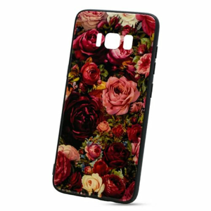 Puzdro Glass Hard TPU Samsung Galaxy S8 G950 - ruže