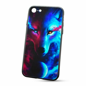 Puzdro Glass Neon TPU iPhone 7/8 - vlk