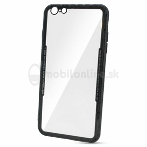 Puzdro Glass Tough TPU 1mm iPhone 6/6s - čierne