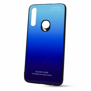 Puzdro Gradient Glass TPU Huawei P Smart Z/Honor 9X - modré