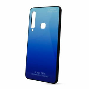 Puzdro Gradient Glass TPU Samsung Galaxy A9 A920 - modré