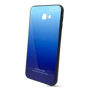 Puzdro Gradient Glass TPU Samsung Galaxy J4+ J415 - modré