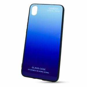 Puzdro Gradient Glass TPU Xiaomi Redmi 7A - modré