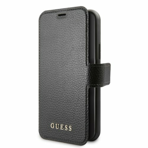 Puzdro Guess pre iPhone 11 Pro GUFLBKSN58IGLBK knižkové, čierne