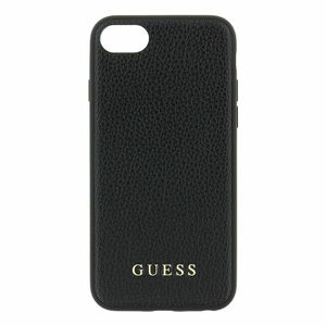 Puzdro Guess pre iPhone 7/8 GUHCP7IGLBK silikónové, čierne
