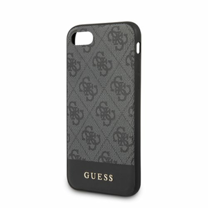 Puzdro Guess pre iPhone 7/8/SE2020 GUHCI8G4GLGR silikónové, sivé