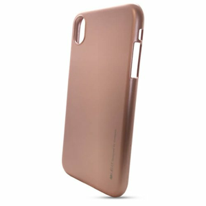 Puzdro i-Jelly Mercury TPU iPhone XR - ružovo-zlaté