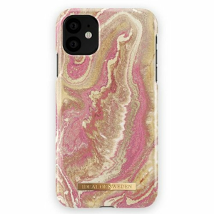 Puzdro iDeal Of Sweden iPhone 11 Golden Blush Marble