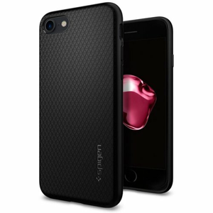 Puzdro iPhone 7/8/SE 2020 Spigen Liquid Air Armor, čierne