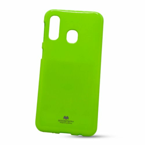 Puzdro Jelly Mercury TPU Samsung Galaxy A40 A405 - limetkové