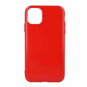 Puzdro Jelly Shiny TPU iPhone 12 Mini  - Červené