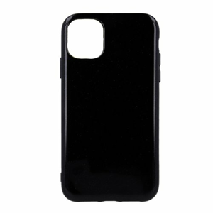 Puzdro Jelly Shiny TPU iPhone 13 Mini  - Čierne