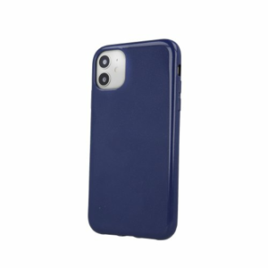 Puzdro Jelly Shiny TPU iPhone 7/8/SE 2020 - Tmavo Modré