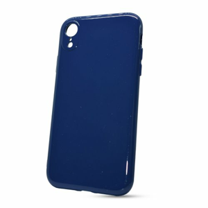 Puzdro Jelly Shiny TPU iPhone XR - modré