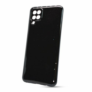 Puzdro Jelly Shiny TPU Samsung Galaxy A12 A125 - čierne