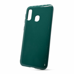 Puzdro Jelly Shiny TPU Samsung Galaxy A20e A202 - zelené