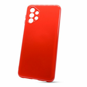 Puzdro Jelly Shiny TPU Samsung Galaxy A32 5G A326 - červené