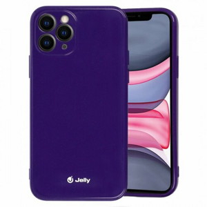 Puzdro Jelly TPU iPhone 12 mini - fialové
