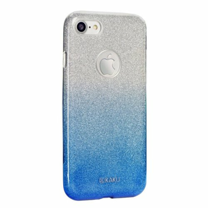 Puzdro Kaku Shimmering TPU Xiaomi Redmi 4X - strieborno-modré