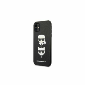 Puzdro Karl Lagerfeld iPhone 11 KLHCN61SAKICKCBK HC PU Saffiano K&C Heads