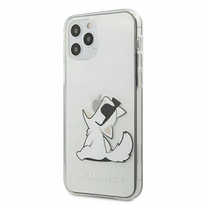 Puzdro Karl Lagerfeld iPhone 12 / 12 Pro KLHCP12MCFNRC transparent hard case Choupette
