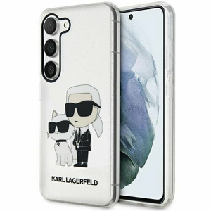 Puzdro Karl Lagerfeld iPhone 12 / 12 Pro KLHCP12MHNKCTGT transparent HC IML Glitter NFT