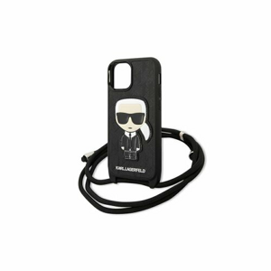 Puzdro Karl Lagerfeld iPhone 13 KLHCP13MCMNIPK black hard case Iconic
