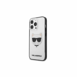 Puzdro Karl Lagerfeld iPhone 13 Pro Max KLHCP13XHCHCK transparent Ikonik Choupette