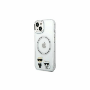 Puzdro Karl Lagerfeld iPhone 14 Plus KLHMP14MHKCT transparent HC Magsafe IML Ring + K&C