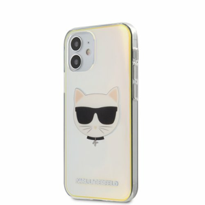 Puzdro Karl Lagerfeld pre iPhone 12 Mini (5.4) KLHCP12SCIR silikónové