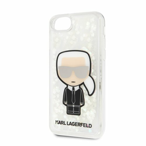 Puzdro Karl Lagerfeld pre iPhone 8/SE2020 KLHCI8GLGIRKL silikónové, zlaté