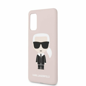 Puzdro Karl Lagerfeld pre Samsung Galaxy S20 KLHCS62SLFKPI silikónové, ružové