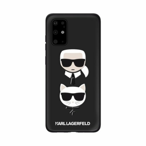 Puzdro Karl Lagerfeld pre Samsung Galaxy S20+ KLHCS67KICKC silikónové, čierne