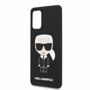 Puzdro Karl Lagerfeld pre Samsung Galaxy S20+ KLHCS67SLFKBK silikónové, čierne
