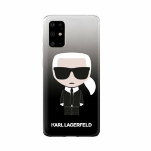 Puzdro Karl Lagerfeld pre Samsung Galaxy S20+ KLHCS67TRDFKBK silikónové, čierne