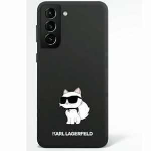 Puzdro Karl Lagerfeld Samsung Galaxy S23 KLHCS23SSNCHBCK black hardcase Silicone Choupette