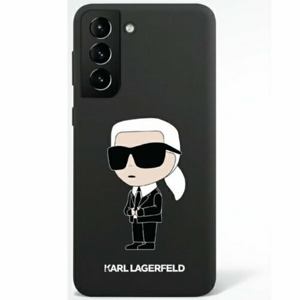 Puzdro Karl Lagerfeld Samsung Galaxy S23 KLHCS23SSNIKBCK black hardcase Silicone Ikonik