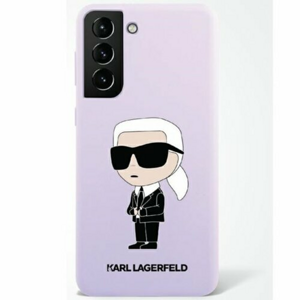 Puzdro Karl Lagerfeld Samsung Galaxy S23 KLHCS23SSNIKBCU purple hardcase Silicone Ikonik